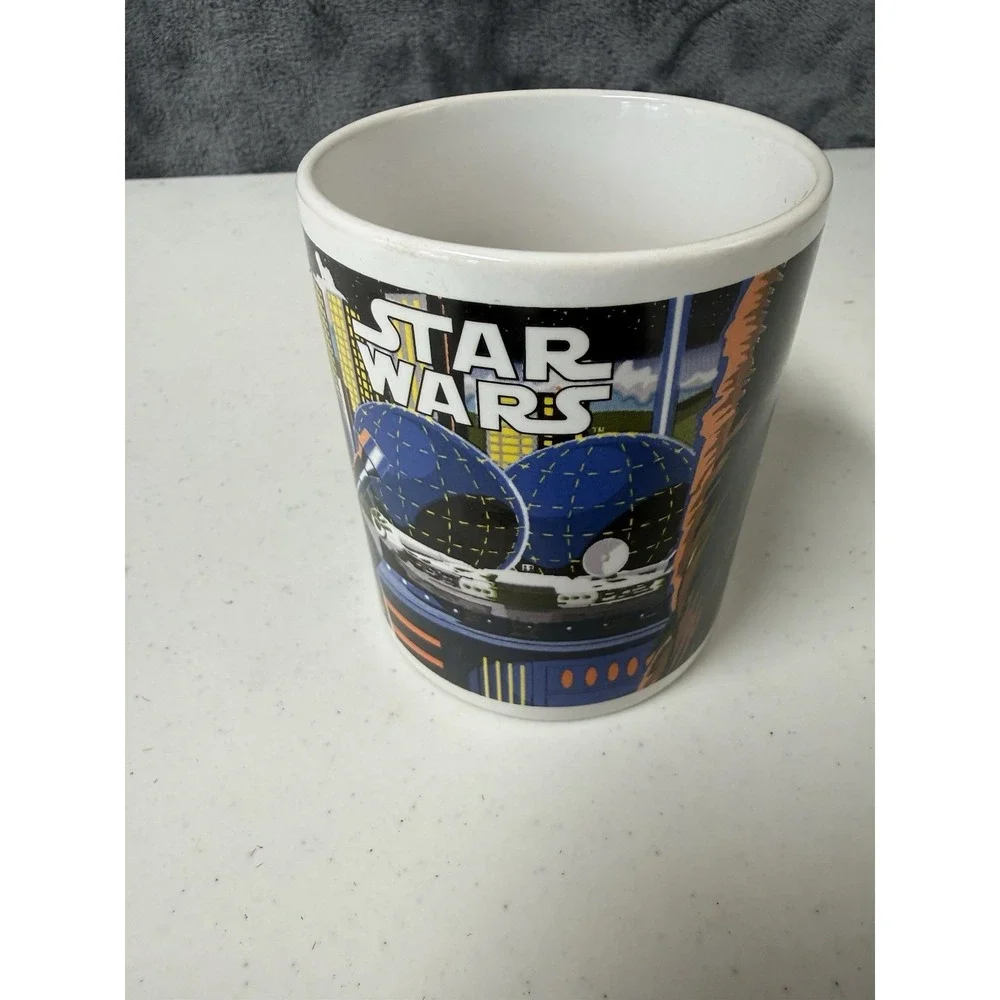 Star Wars Han Solo & Chewbacca ceramic coffee mug Lucasfilm GALERIE 2014 EUC